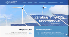 Desktop Screenshot of energyinvestgroup.pl